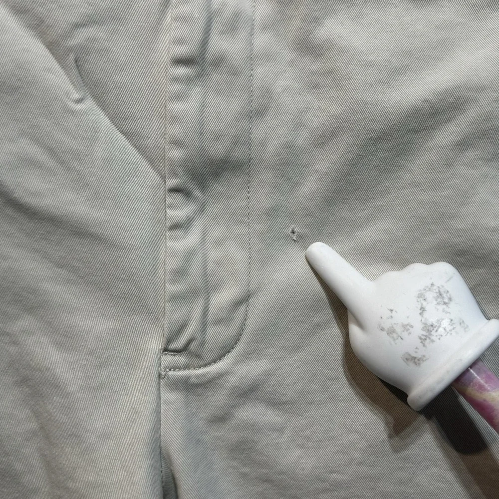 Vtg Polo Ralph Lauren Preston Chino Pants 42x30 Khaki Flat Front Cotton Twill
